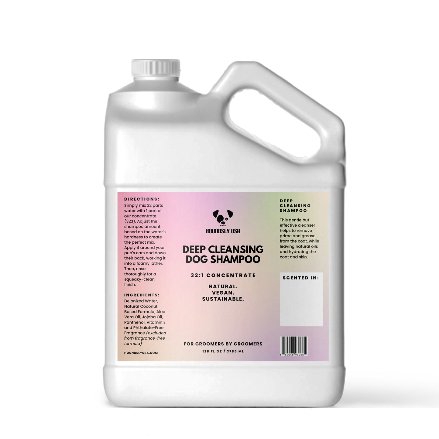Deep Cleaning Dog Shampoo 32:1 Concentrate for Professional Dog Groomers