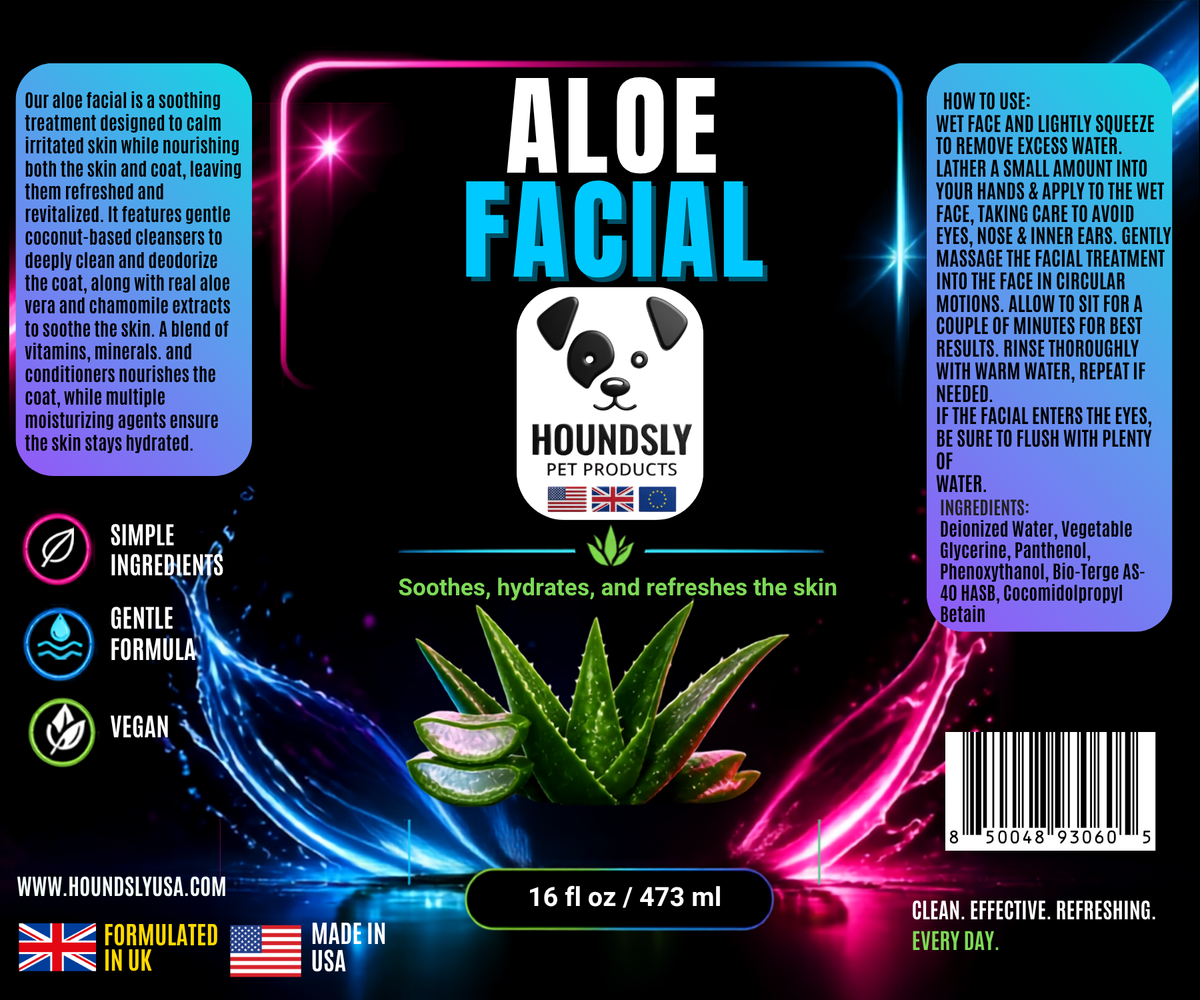 Soothing Aloe Face Wash for Dogs - Soothe, Nourish, Refresh
