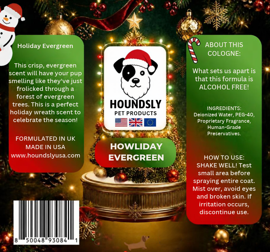 Howliday Evergreen Dog Cologne Spray