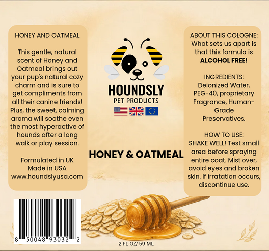 Honey and Oatmeal Dog Cologne