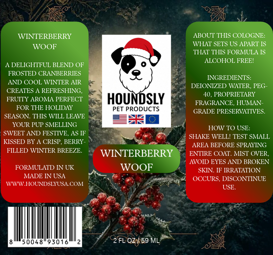 Winterberry Woof Dog Cologne Spray